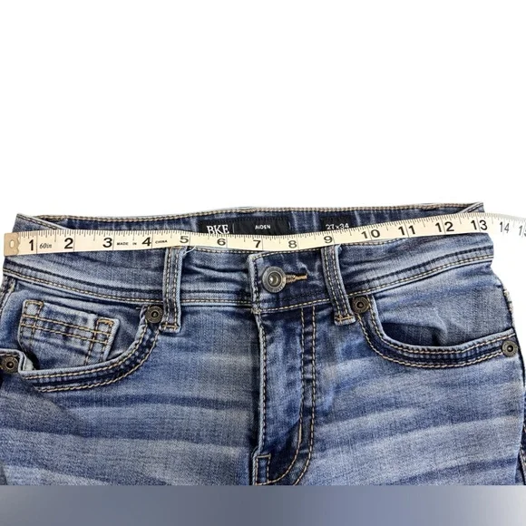 BKE Aiden Bootleg Denim Jeans 27 X 34 - Picture 5 of 11